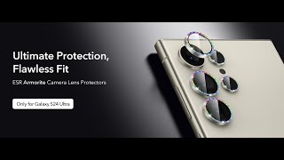 ESR Samsung Galaxy S24 Ultra Camera Lens Protector Zwart Screen Protectors