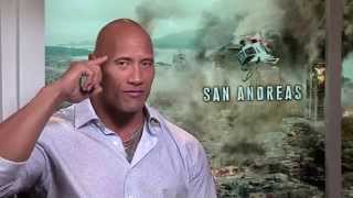 San Andreas (2015) Dwayne Johnson Q & A - John's Question video