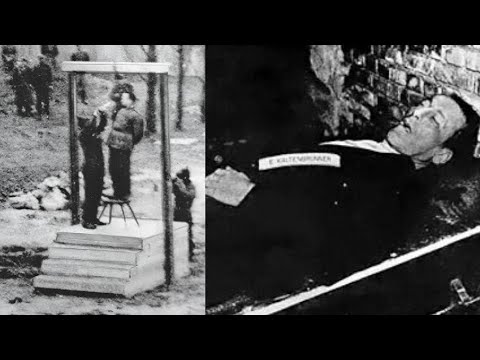 REAL FOOTAGE of the Brutal Execution of 10 Nazi War Criminals