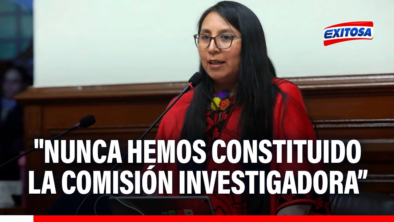 🔴🔵 Congreso no creó comisión que investigue muertes en las protestas de 2022-2023, afirma Ruth Luque