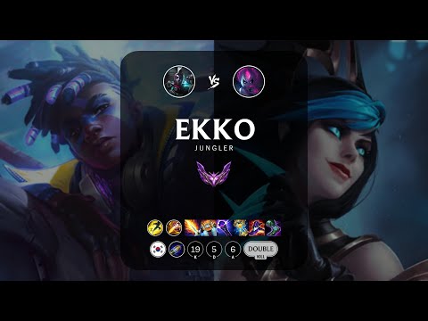Ekko Jungle vs Evelynn - KR Master Patch 14.5