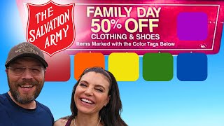 The Entire Thrift Store Was ON SALE! Huge Resale Haul Profits At Salvation Army