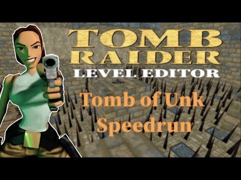 Tomb Raider (1996) Custom Level Speedrun - Tomb of Unk [3:57]