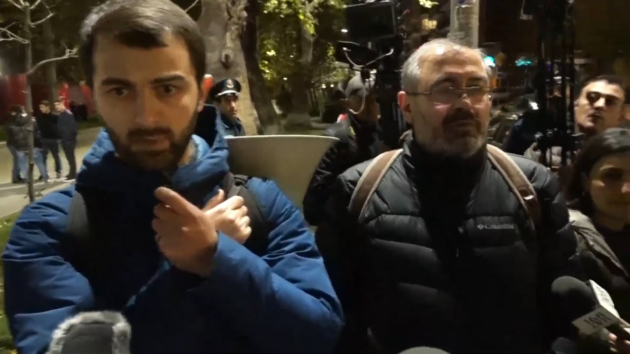 Ակցիայի մասնակիցները բանավեճի բռնվեցին ոստիկանների հետ