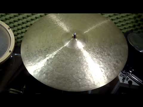 22 Rustico Senescent HSB Ride, 2225g after fine tuning and resting -   cymbalutopia com