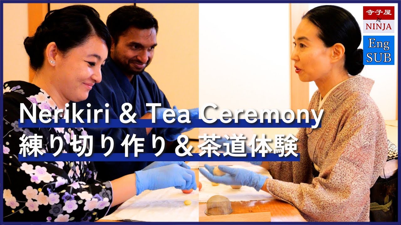 インド＆フランスのインフルエンサーが感動！練り切りと茶道に初挑戦｜日本文化体験