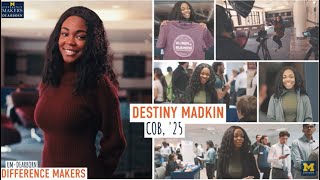 2025 UM-Dearborn Difference Maker: Destiny Madkin