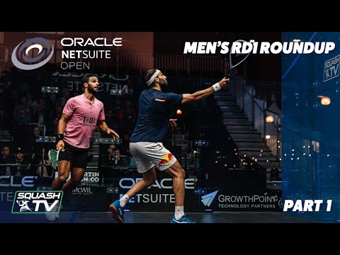 Squash: Oracle Netsuite Open 2021 - Men's Rd 1 Roundup [Pt.1]