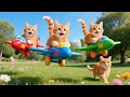 Mama Cat Trims Fur On The Farm And Makes Tiger Hat For Kittens At Home