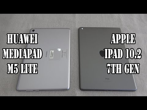 Huawei Mediapad M5 Lite vs iPad 10.2 (2019) | SpeedTest and Camera comparison
