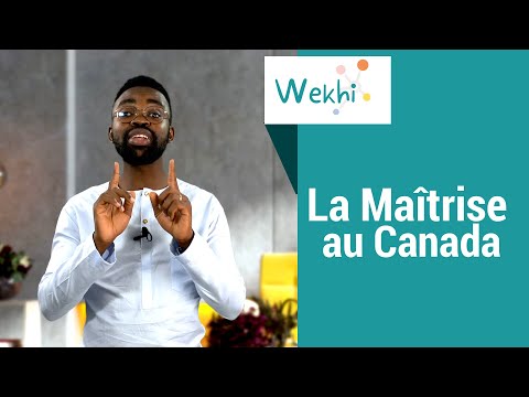 , title : 'La maitrise au Canada'