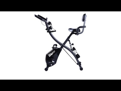 FitQuest Upright and Recumbent Bike with Resistance Bands