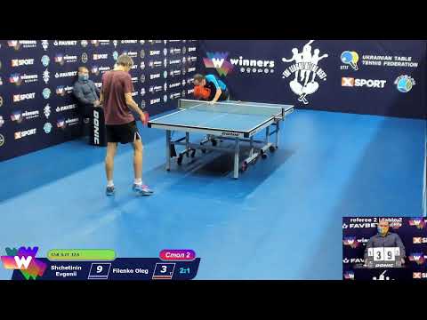 Shchetinin Evgenii - Filenko Oleg The League Of The Best Table Tennis 2 17-00 19.11.2020