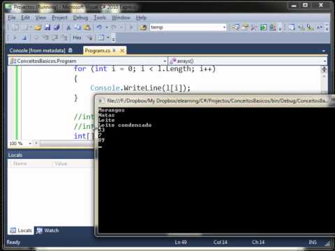 Conceitos básicos: Arrays