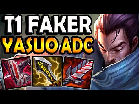 T1 Faker YASUO ADC vs SAMIRA - Patch 11.2 Ranked Korea ✅