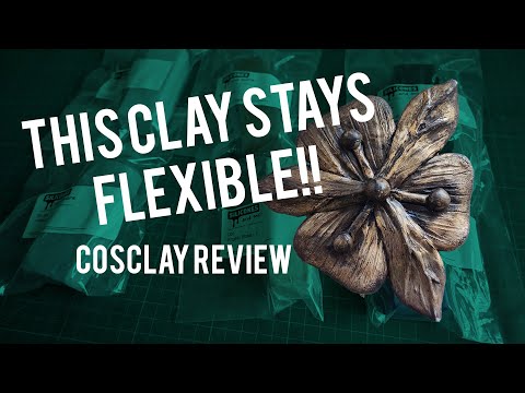 The clay that stays flexible || CosClay for cosplay
