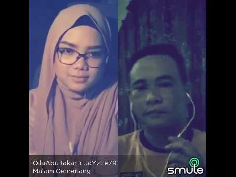 SMULE - Malam Cemerlang Aziz Jaafar/Kartina Dahari cOver by Qila Abu Bakar & Joyzee