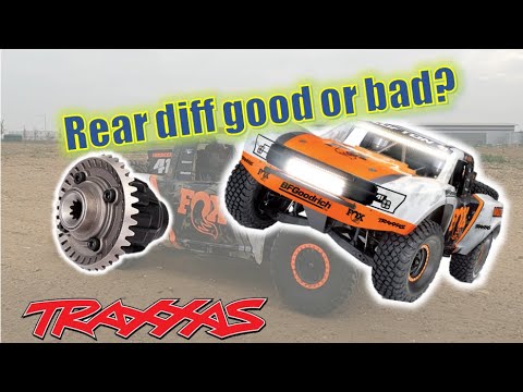 Traxxas UDR open rear diff upgrade - but is it better or worse???