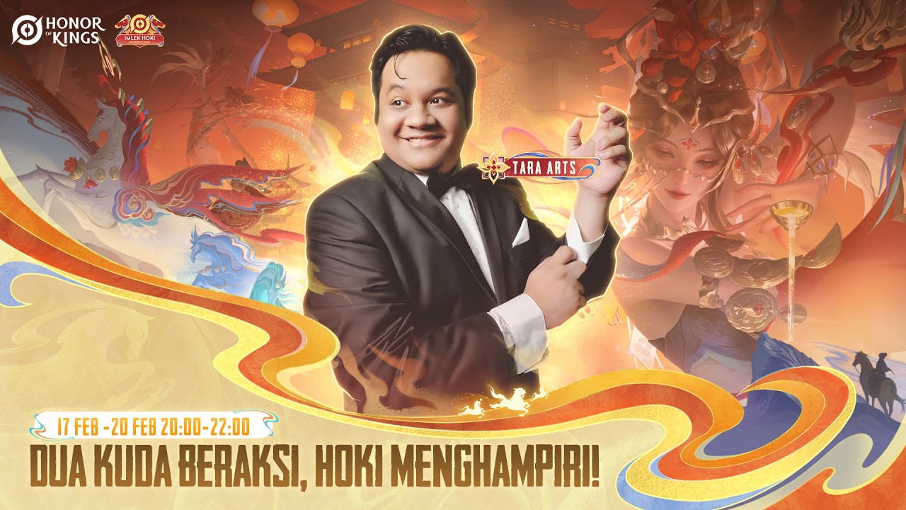 Dua Kuda Beraksi, Hoki Menghampiri! 🐎✨ Team HOKI 🆚 Team PONY | GRATIS SKIN Tahun Kuda HOK!!