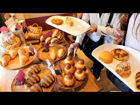 ¡Una variedad de panes exquisitos amados por los habituales locales! El trabajo de un hábil chef que hornea una cantidad abrumadora él solo Episodio 18 | Ciudad de Kobe "Boulangerie Gourmand"