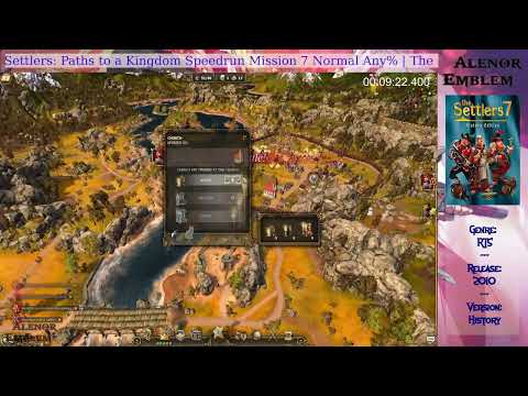 The Settlers: Paths to a Kingdom Speedrun Normal Mission Storm over the Meadows 14:21 (current WR)