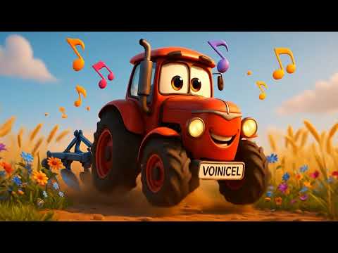 🚜 Tractorașul Voinicel – Cântecel vesel pentru copii | Cântece educative pentru grădiniță