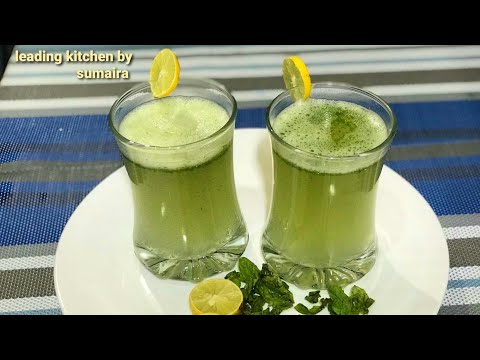 #Mint #Lemonade : Mint Lemonade Soda: Best Summer Drink: leading Kitchen by Sumaira