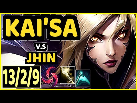INNAXE (KAI'SA) vs JHIN - 13/2/9 KDA BOTTOM ADC CHALLENGER GAMEPLAY - EUW