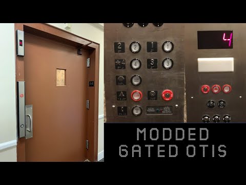 Gated OTIS Traction elevator w/ Generic mod @ 130 Elm St - Bridgeport, CT