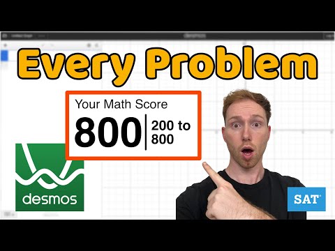 DESMOS SAT MATH - How to Solve Every SAT Math Problem with DESMOS