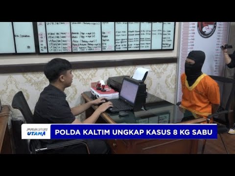 POLDA KALTIM UNGKAP KASUS 8 KG SABU