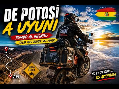 De Potosí a Uyuni 🏍️ Rumbo al Salar MÁS GRANDE DEL MUNDO y nos pilla un granizada