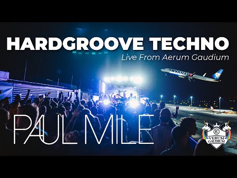Hardgroove-Techno by PAUL MILE [4K] DJ Set On An Airport | VERUM GAUDIUM