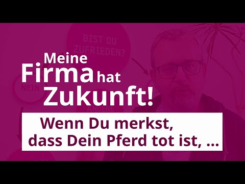 Werbeproduktur - Wenn Du merkst, dass Dein Pferd tot ist...