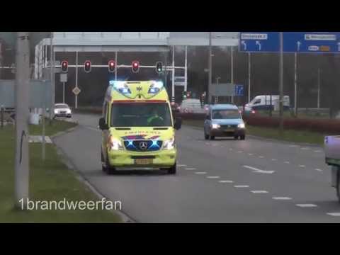 Nieuwe E6 Otaris Ambulance 06-163 Zutphen met spoed naar het Isala ziekenhuis