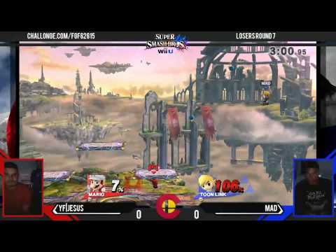 FGF1 - YF.Jesus (Mario) Vs. Mad (Toon Link) LR7 - Smash 4