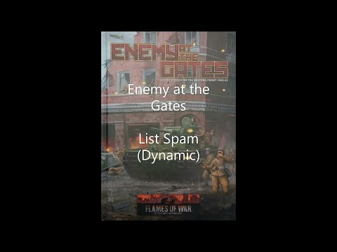 Flames of War: Enemy at the Gates List Spam Dynamic Points
