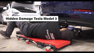 Tesla Rear Ended Hidden Damage