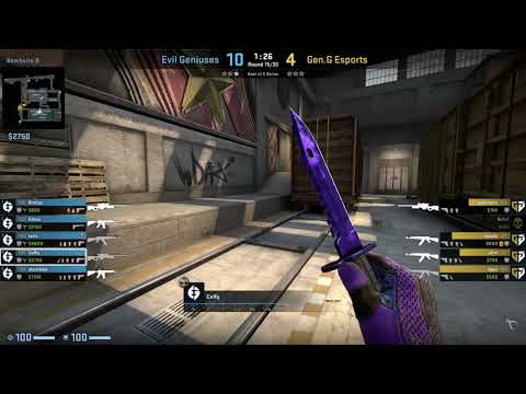 CS:GO POV Demo Evil Geniuses CeRq (26/9) vs Gen.G (de_train)