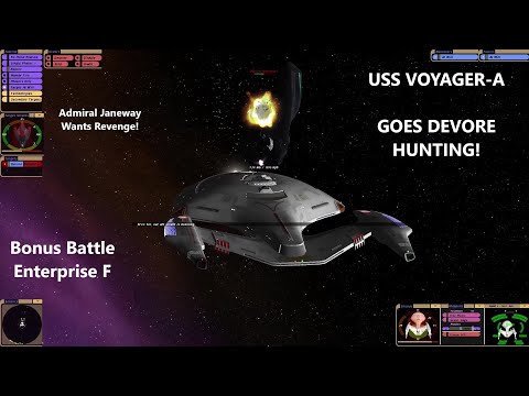USS Voyager - A VS Devore Warship | Bonus Battle | Star Trek Bridge Commander | USS Enterprise F