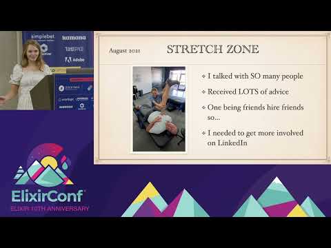 ElixirConf 2022 - Kimberly Johnson - Self Taught to First Job!