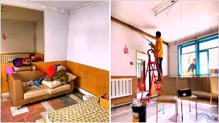 Complete ~ The whole process of the renovation of the living room | Makeover | old house