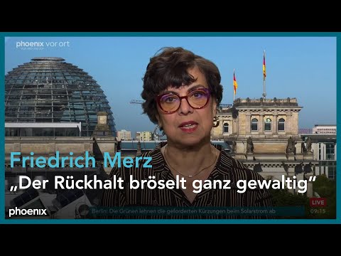 phoenix nachgefragt mit Mariam Lau zur Unionsfraktion am 11.08.25