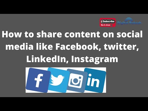 How to post to multiple social networks