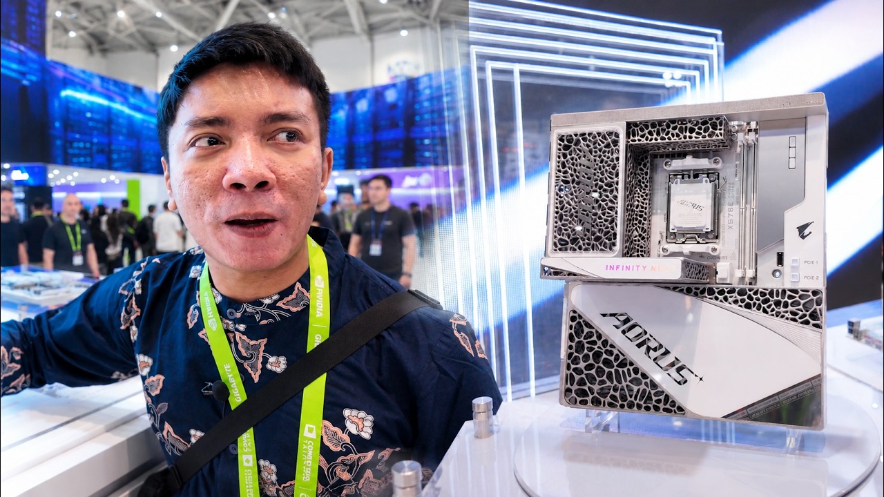 Motherboard penuh lubang, Casing penuh layar, & VGA Kayu #Computex2026