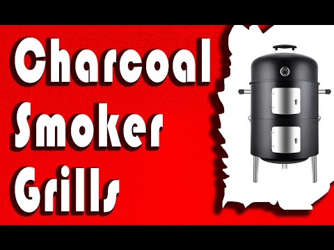 Charcoal Smoker Combination Grills 2022 for Outdoor Cooking Sunlifer Brand