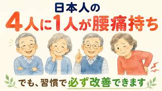 腰痛は習慣で和らげられる！ウォーキング・体操・座り方など今日からできる５つの対策」