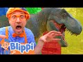 Blippi Meets Dinosaurs And Learns Colors At The History Museum Blippi Learn Colors And Science