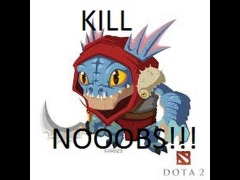 DotA 2 Slark SICK GAMEPLAY 30min 38 kills (noobs)