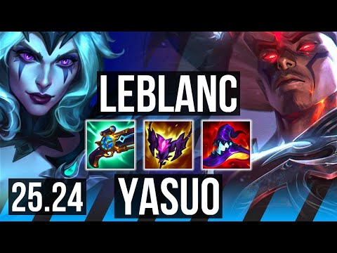 LEBLANC vs YASUO (MID) | BR Challenger | 25.24